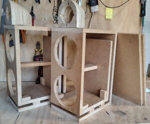 Speaker housing build